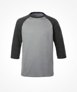 Raglan 3-4 Roundneck Shirt (Gray-Body)
