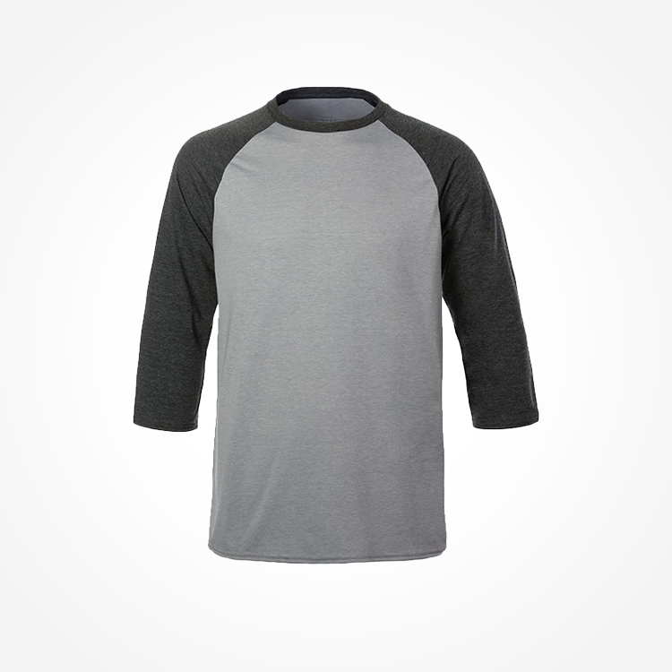 Raglan 3-4 Roundneck Shirt (Gray-Body)