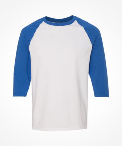 Raglan 3-4 Roundneck Shirt (White-Body)