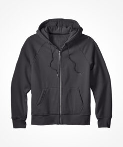 Polycotton Hoodie Jacket with Zipper
