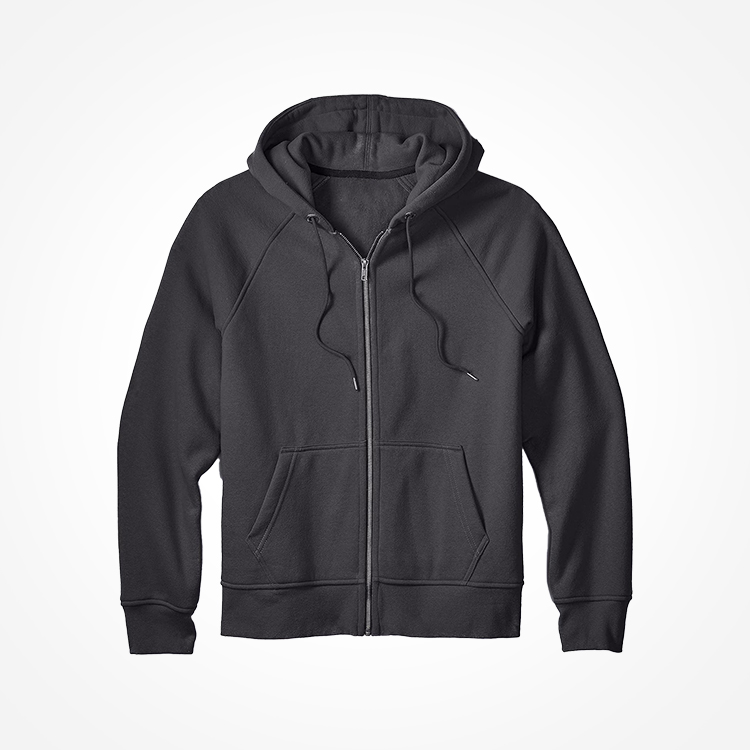 Polycotton Hoodie Jacket with Zipper